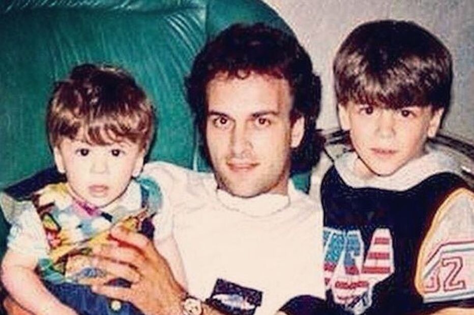 David com o pai Tony Carreira