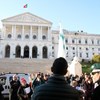 Cerca de 100 pessoas manifestam-se sem máscara ou distanciamento em Lisboa