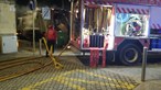 Incêndio deflagra em camião do lixo em Espinho