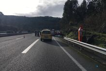 Despiste de carro faz um morto e três feridos na A3 em Famalicão