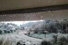 Neve pinta Miranda do Douro de branco