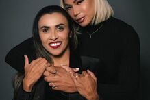 Marta Vieira da Silva e a noiva, Tony Pressley