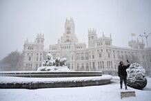 Tempestade de neve paralisa Espanha