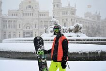 Tempestade de neve paralisa Espanha