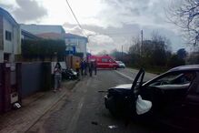 Motociclista ferido em despiste aparatoso em Famalicão