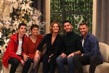 Rui Andrade e a irmã Teresa com Cristina Ferreira