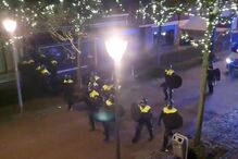 Violentos protestos na Holanda