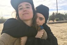 Elliot Page com Emma Portner