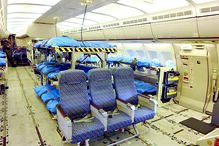 Aeronaves permitem várias configurações e são operadas por até 25 médicos, enfermeiros e técnicos