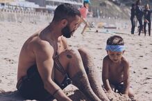 Pedro Barroso com o afilhado Périto