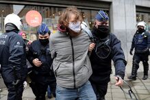 350 manifestantes anti-confinamento detidos na Bélgica