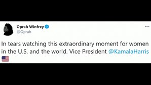 Celebridades usam o Twitter para felicitar Joe Biden e Kamala Harris