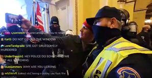 Polícia apanhado a tirar fotografia com manifestante pró-Trump durante invasão ao Capitólio nos EUA