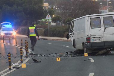 Acidente na marginal em São Pedro do Estoril faz um morto