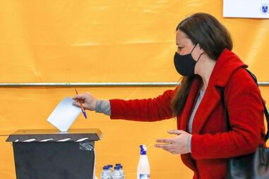 Marisa Matias já votou nas eleições presidenciais