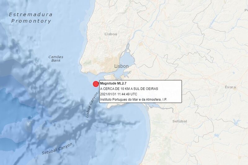 Sismo De Magnitude 2 7 Na Escala De Richter Registado Em Oeiras Foi Sentido Em Lisboa E Margem Sul Clima Correio Da Manha