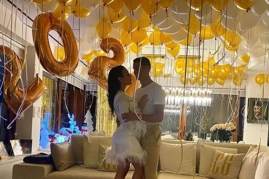 O Réveillon de Ronaldo e Georgina