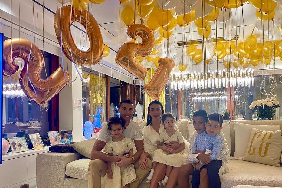 O Réveillon de Ronaldo e Georgina