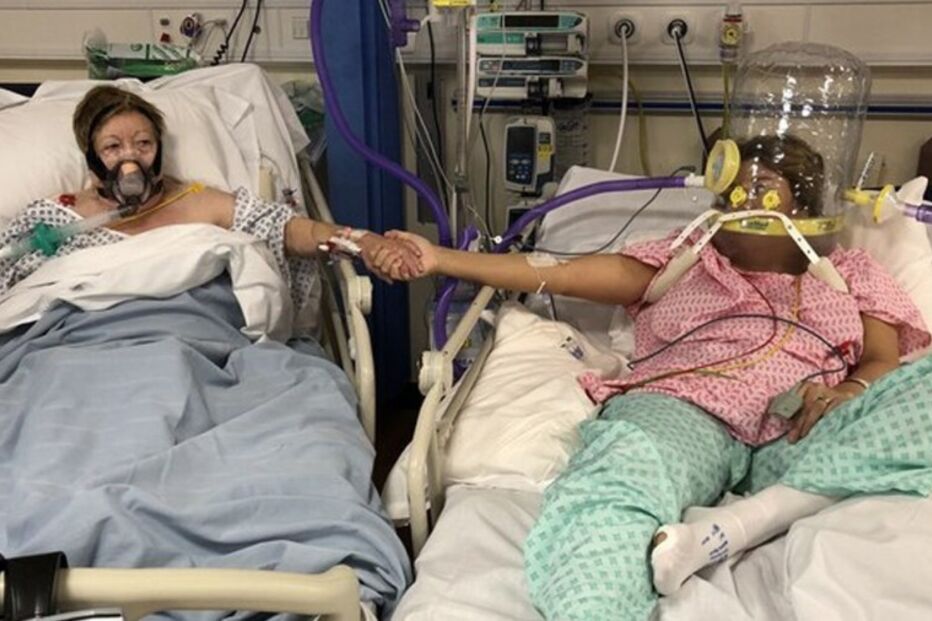 Mulher viu mãe morrer ao seu lado com Covid-19