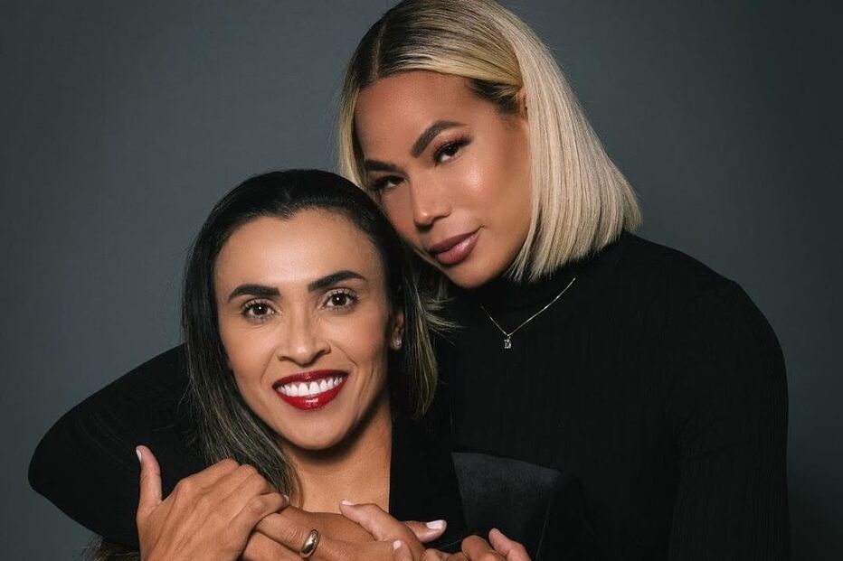 Marta Vieira da Silva e a noiva, Tony Pressley
