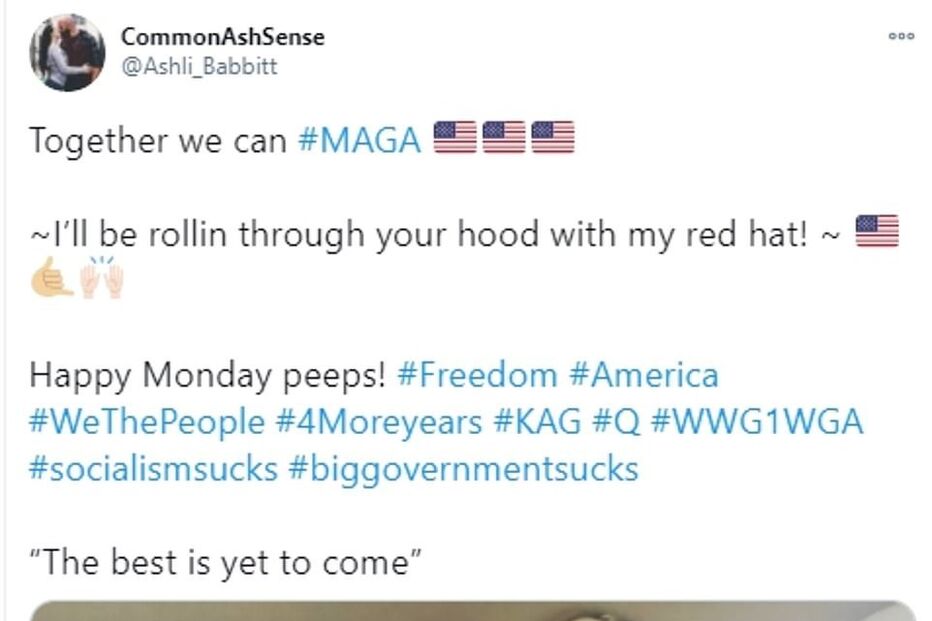 Ashli Babbit invadiu o Capitólio e acabou morta