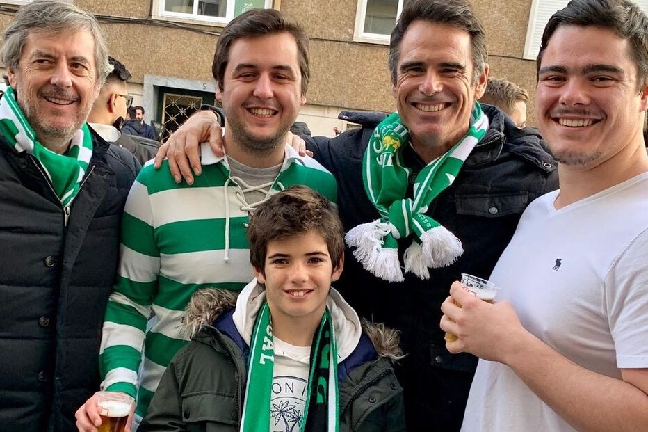 Pedro Lima com o filho João Francisco