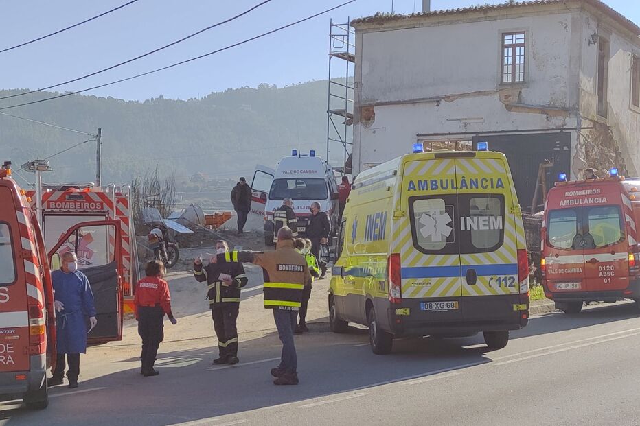 Derrocada em Vale de Cambra
