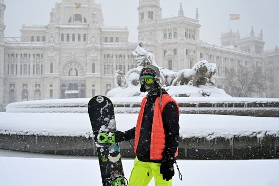 Tempestade de neve paralisa Espanha