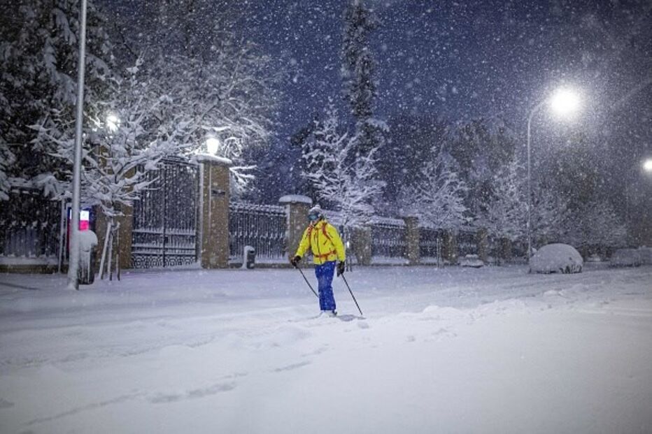 Tempestade de neve paralisa Espanha