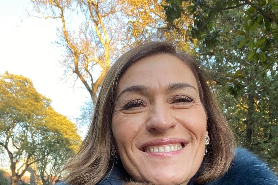 Fátima Lopes e o companheiro de quatro patas, 'Brownie'