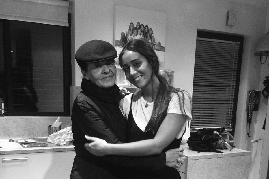 Rita Patrocínio com a avó 