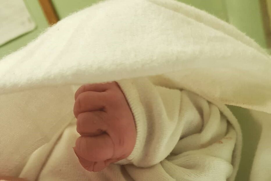 O bebé Tomé, filho de Luís Filipe Borges e Sara Santos