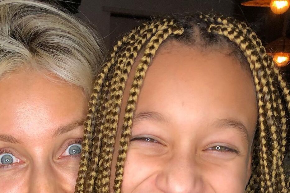 Luciana Abreu e a filha mais velha, Lyonce Viiktórya