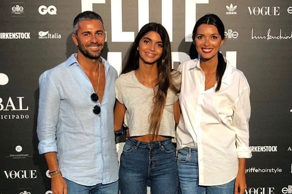 Maria Cerqueira Gomes ao lado da filha, Francisca e do ex-companheiro Gonçalo Gomes