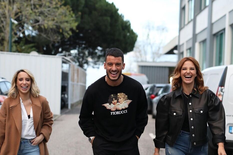 Ruben Rua ao lado de Helena Coelho e Cristina Ferreira