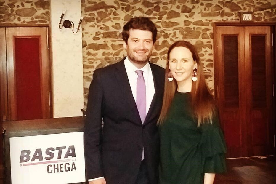 André Ventura e Dina Marques Nunes