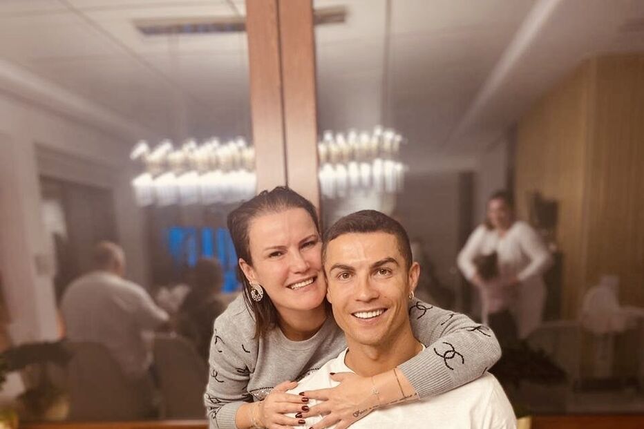 Elma Aveiro e Cristiano Ronaldo