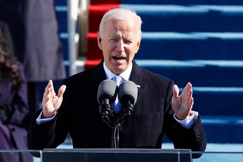 O primeiro discurso de Joe Biden como presidente dos Estados Unidos da América