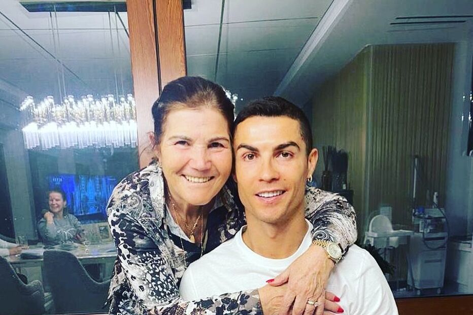 Dolores Aveiro e Cristiano Ronaldo