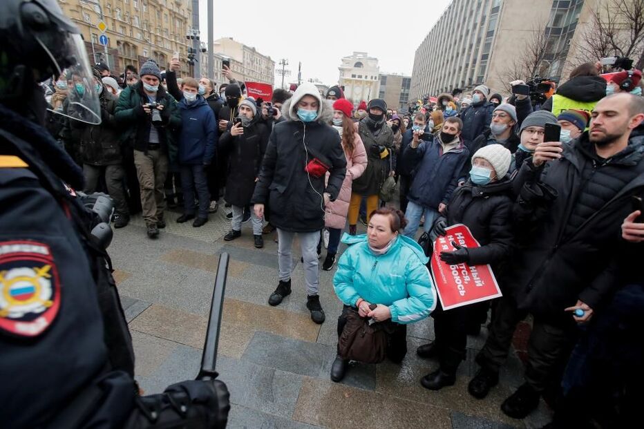 Centenas de detidos em protestos pela libertação de Alexei Navalny em Moscovo