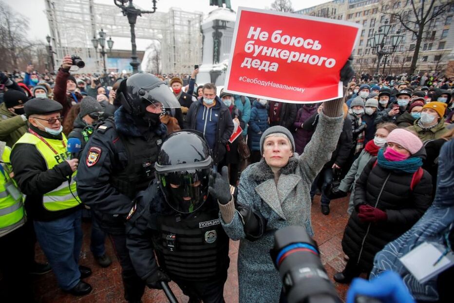 Centenas de detidos em protestos pela libertação de Alexei Navalny em Moscovo