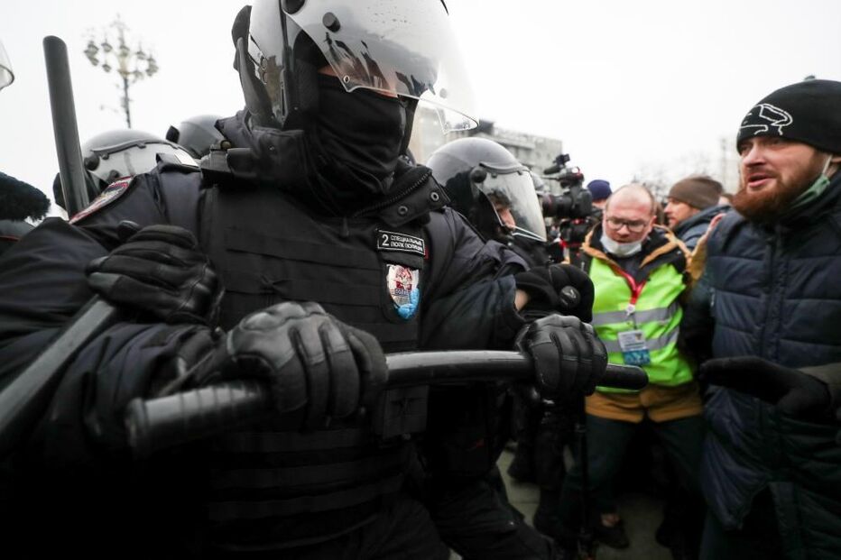 Centenas de detidos em protestos pela libertação de Alexei Navalny em Moscovo