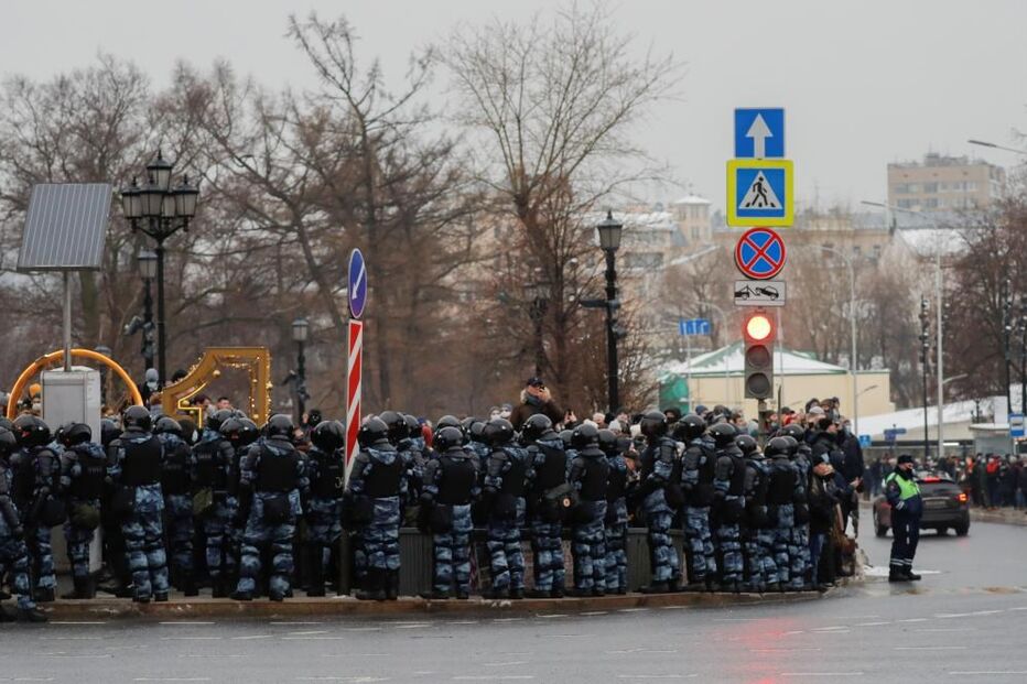 Centenas de detidos em protestos pela libertação de Alexei Navalny em Moscovo