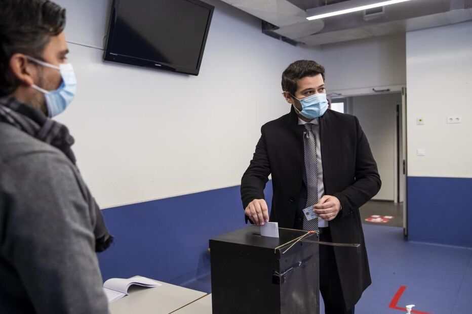 André Ventura já votou nas eleições presidenciais