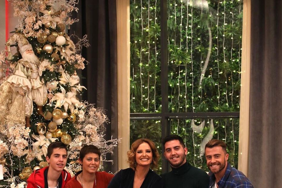 Rui Andrade e a irmã Teresa com Cristina Ferreira