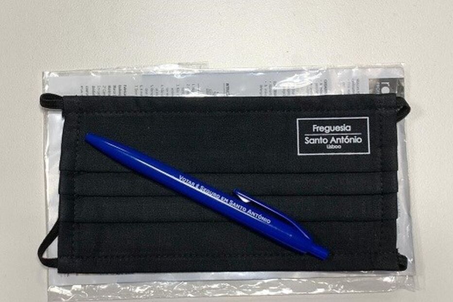 Junta de Lisboa disponibiliza canetas e máscaras para eleitores