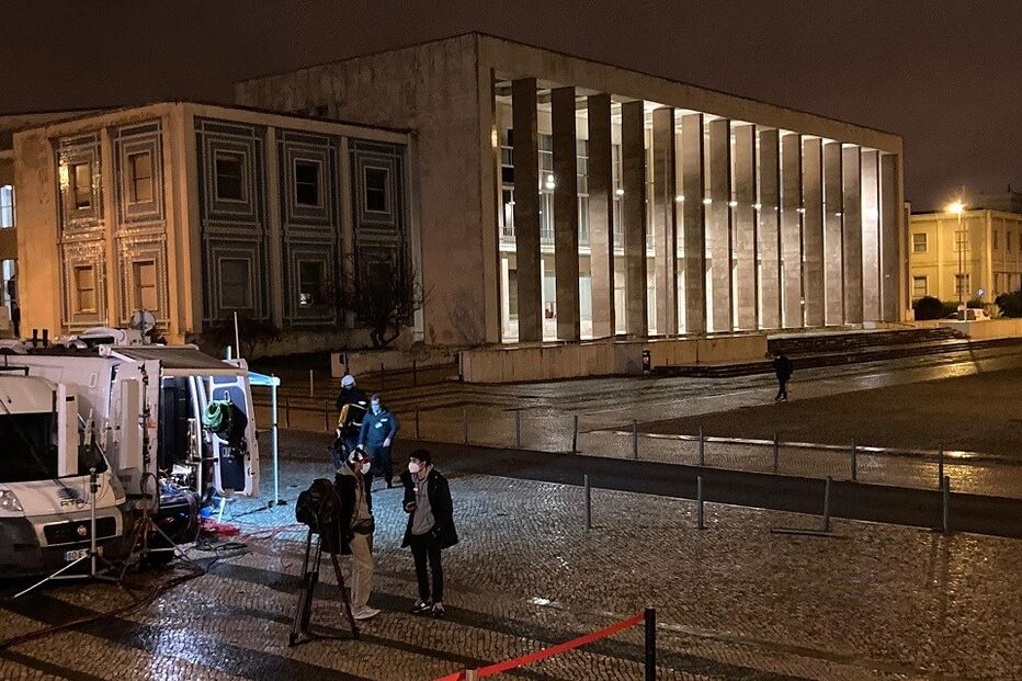 Pouco movimento à porta da sede de campanha de Marcelo 