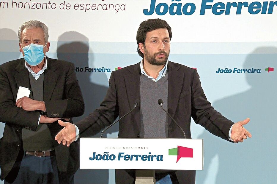 João Ferreira e Jerónimo de Sousa prometeram lutar. Os dois comunistas estavam vestidos de igual