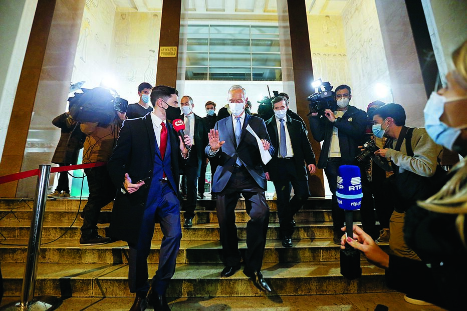 Marcelo Rebelo de Sousa, à saída da Faculdade de Direito de Lisboa onde pronunciou o seu discurso de vitória nas Presidenciais