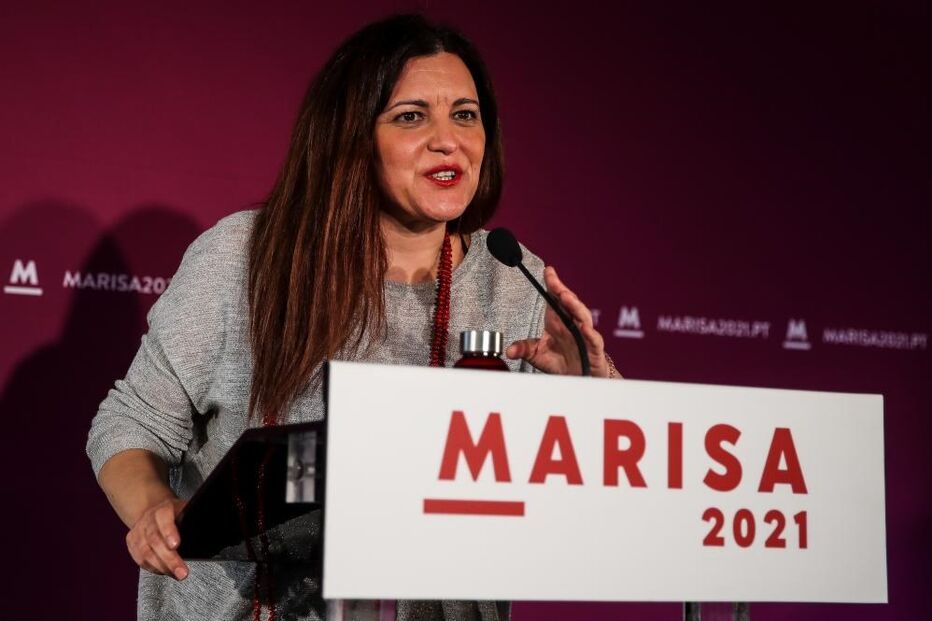 Marisa Matias após conhecer os resultados em Coimbra 